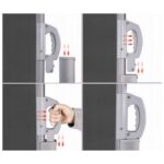 Тент KX3218 LUARO бічний Терасовий Рулонний 1,6м х 3м Параван Сірий + Монтажні болти - Зображення 4