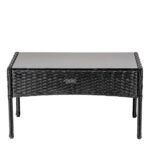 Комплект садових меблів : LUIZA-BL з техноратангу VELACO чорний, 4 предм. - Зображення 6