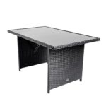 Комплект садових меблів з техноратангу VELACO TOLEDO-BL чорний, 4 предм. - Зображення 7