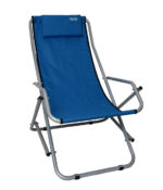 Крісло-шезлонг для риболовлі кемпінгу і туризму Novator SH-7 Blue - Зображення 2