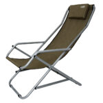 Крісло-шезлонг для риболовлі кемпінгу і туризму Novator SH-7 Brown - Зображення 7