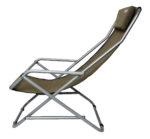 Крісло-шезлонг для риболовлі кемпінгу і туризму Novator SH-7 Brown - Зображення 3