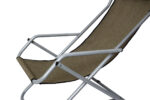 Крісло-шезлонг для риболовлі кемпінгу і туризму Novator SH-7 Brown - Зображення 8