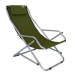 Крісло-шезлонг Novator SH-7 Green для риболовлі кемпінгу і туризму