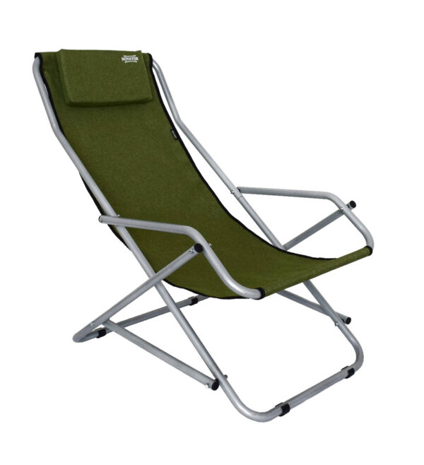 Крісло-шезлонг Novator SH-7 Green для риболовлі кемпінгу і туризму