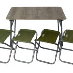Комплект меблів розкладний Novator SET-6 (100см х 60см) для риболовлі туризму і кемпінгу