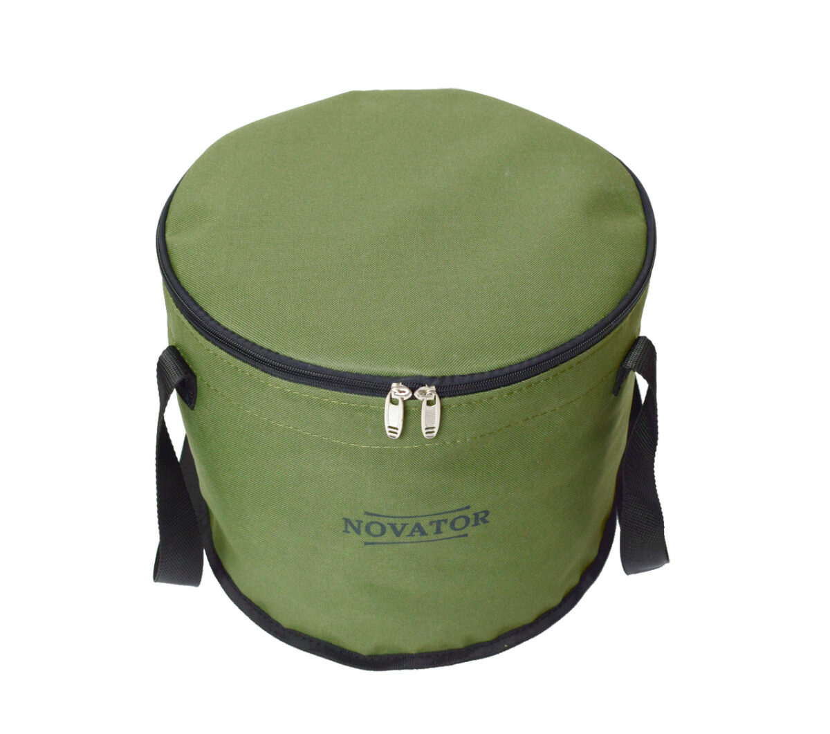 Відро для прикормки з кришкою для риболовлі Novator VD-2 (30x23 см) - Зображення 4