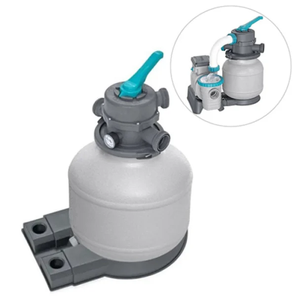 Резервуар для піску Bestway P08575-3 колба у зборі, на 9 кг піску (шланги в комплекті)