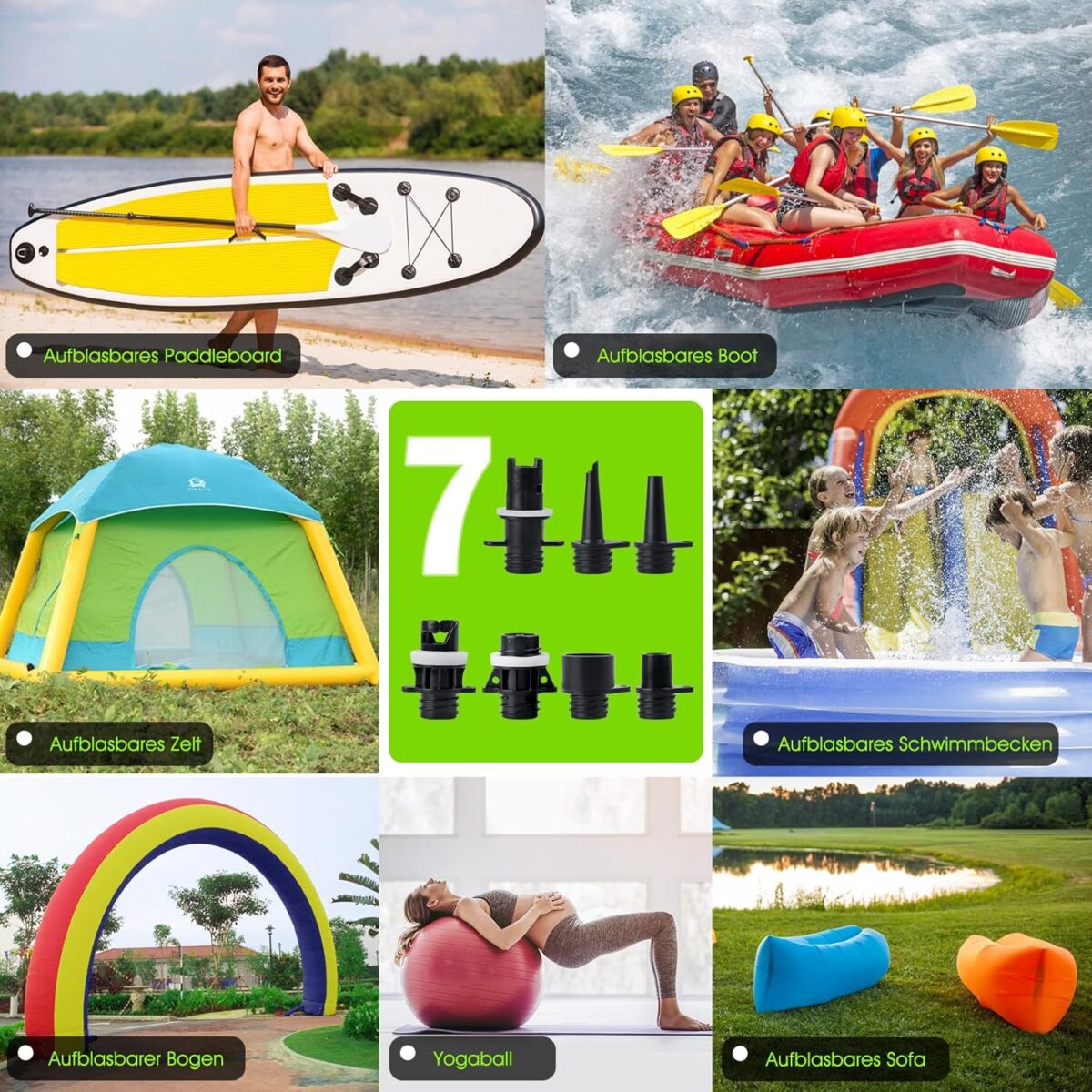 Електричний насос для SUP-дошки Kormoran PRO 20PSI 2in1 737 (23500) - Зображення 3