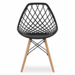 Ажурний Стілець Modern OSLO DSW чорне для кухні-їдальні . 3558 - Зображення 2