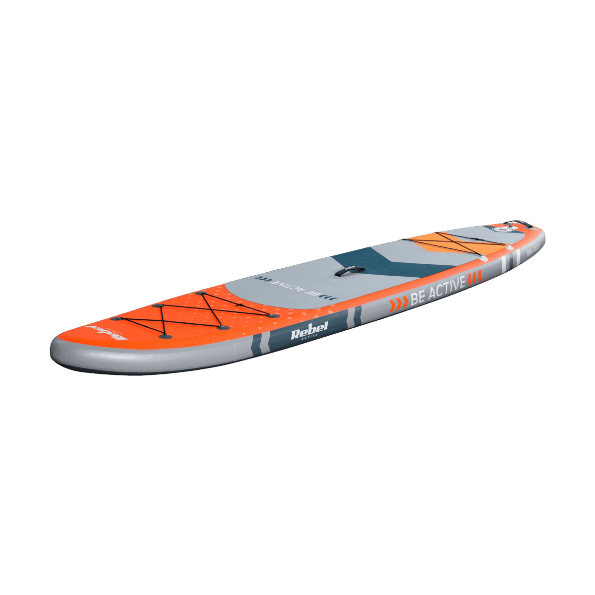 Надувна SUP-дошка Rebel RBA-4500-OR для плавання, комплект весл дроп-стібк 350 см - Зображення 3