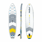 Надувна дошка Rebel SUP з сидінням для плавання, RBA-4501WH 350 см біло-сіра - Зображення 2