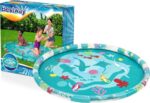 Килимок надувний з розпилювачем Bestway 52487 Sea World, 165 см