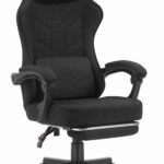 Ігрове крісло Cabro C504 чорне-тканина