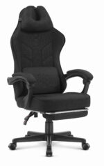 Ігрове крісло Cabro C504 чорне-тканина