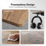 Геймерський стіл SENSE7 Nojo LIGHT 140 см x 70 см ( Wenge) - Зображення 6