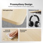 Геймерський стіл SENSE7 Nojo LIGHT 120 см x 60 см ( White , pine) - Зображення 6