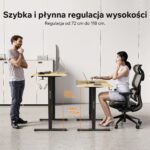 Геймерський стіл SENSE7 Nojo LIGHT 120 см x 60 см ( Black , pine) - Зображення 2