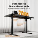 Геймерський стіл SENSE7 Nojo LIGHT 120 см x 60 см ( Black , pine) - Зображення 4