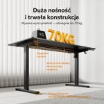 Геймерський стіл SENSE7 Nojo LIGHT 140 см x 70 см ( Black ) - Зображення 4