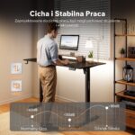 Геймерський стіл SENSE7 Nojo LIGHT 140 см x 70 см ( Black ) - Зображення 6