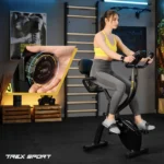 Магнітний складаний велотренажер Trex Sport Xbike PYRO TX-360XB чорного кольору - Зображення 6