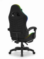 Ігрове крісло Cabro C501 світлодіодне чорне-тканина - Зображення 3