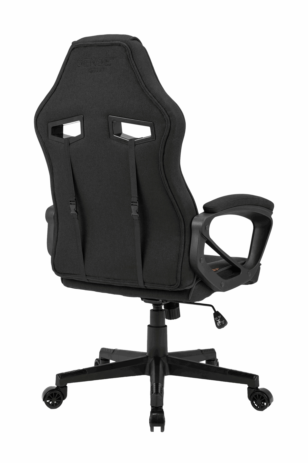 Ігрове крісло Sense7 Knight, чорна тканина - Зображення 4
