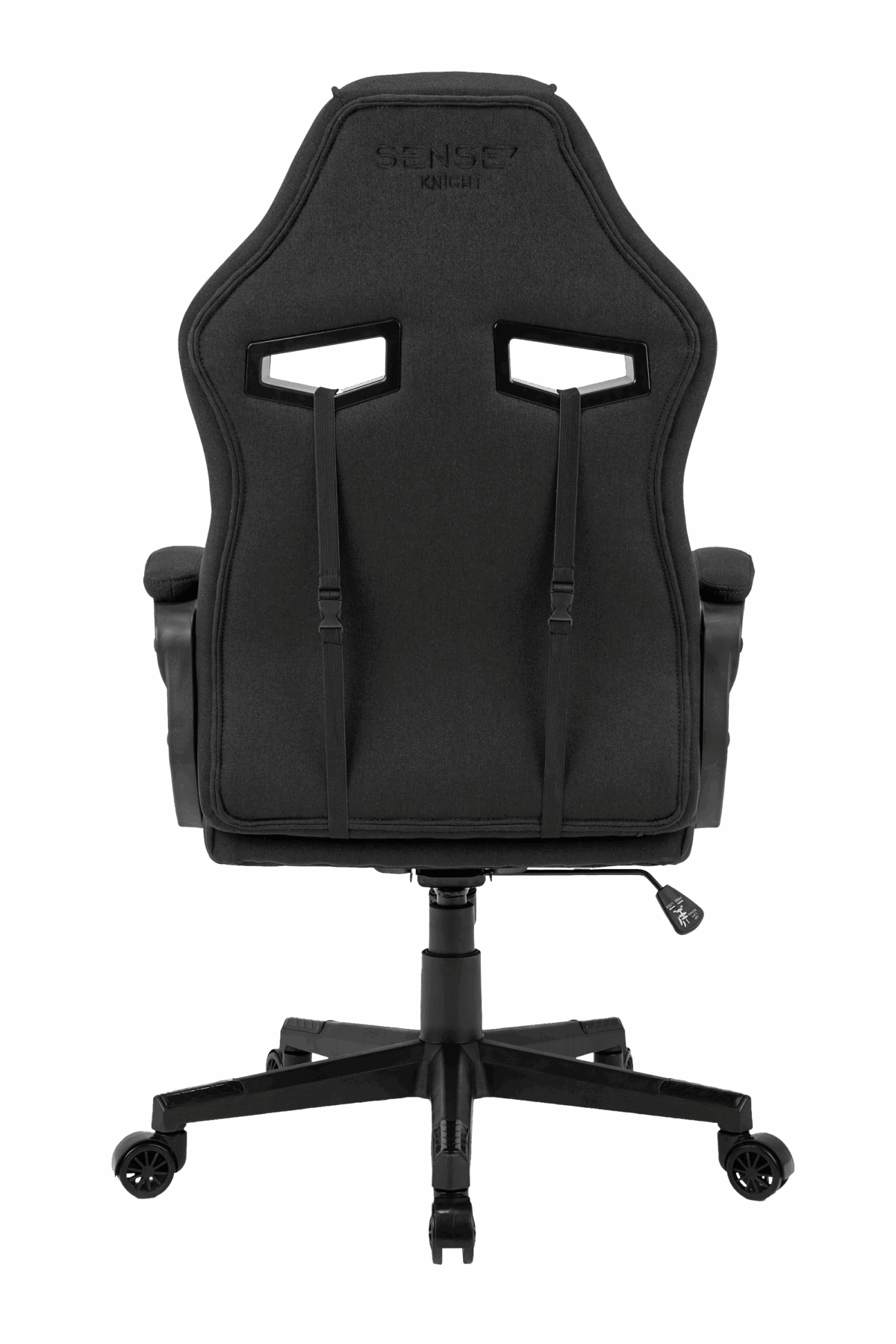 Ігрове крісло Sense7 Knight, чорна тканина - Зображення 5