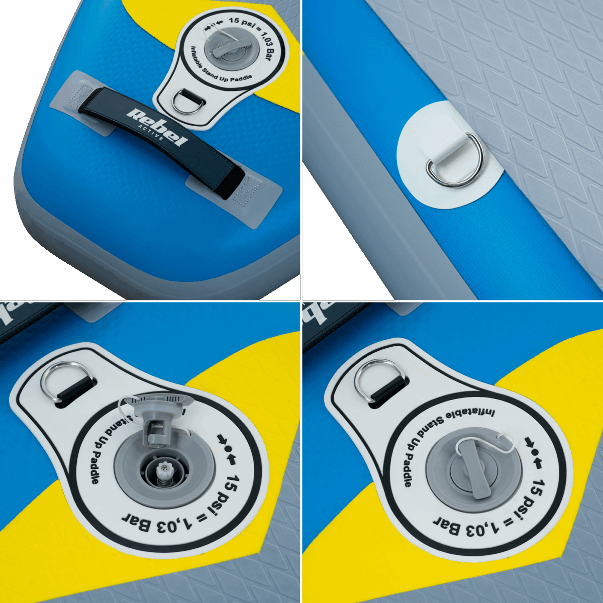 Rebel Active RBA-4501-BL 350 см SUP дошка - Зображення 2