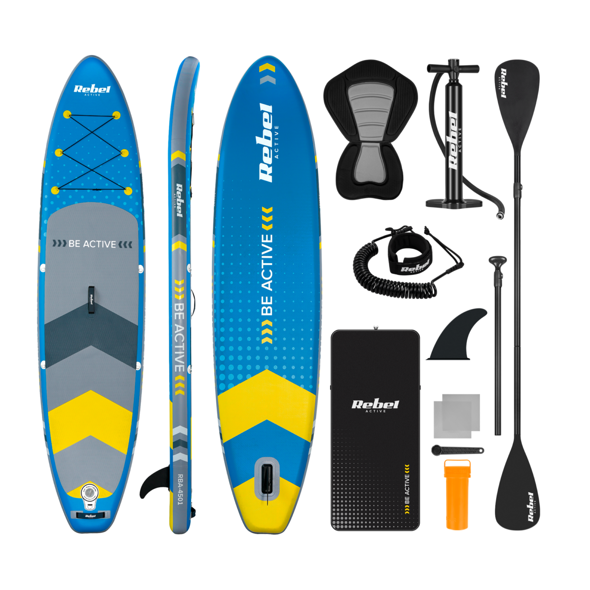 Rebel Active RBA-4501-BL 350 см SUP дошка - Зображення 11