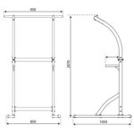 Бруси стаціонарні з турніком K-Sport MFX004 - Зображення 3