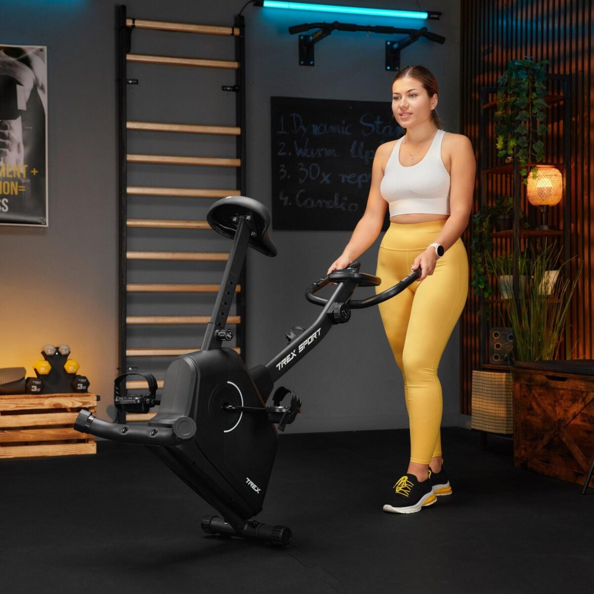 Магнітний велотренажер Trex Sport RIGON TX-380MB чорного кольору - Зображення 6