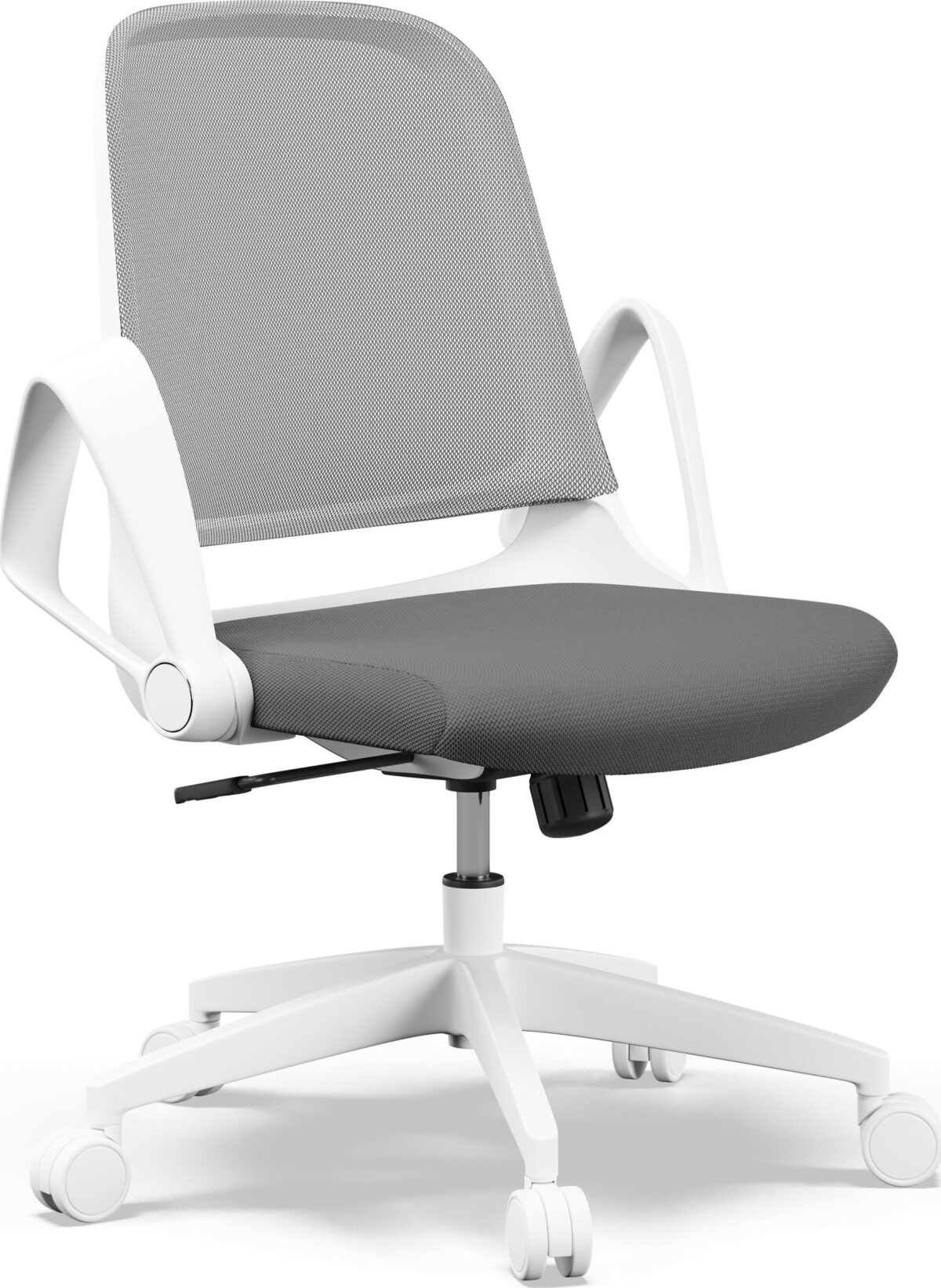 Офісний стілець SENSE7 Sopty біло-сірого кольору - Зображення 2