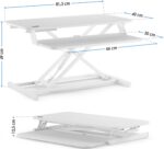 Конвертер для столу SENSE7 Білий 81 см x 40 см - Зображення 7