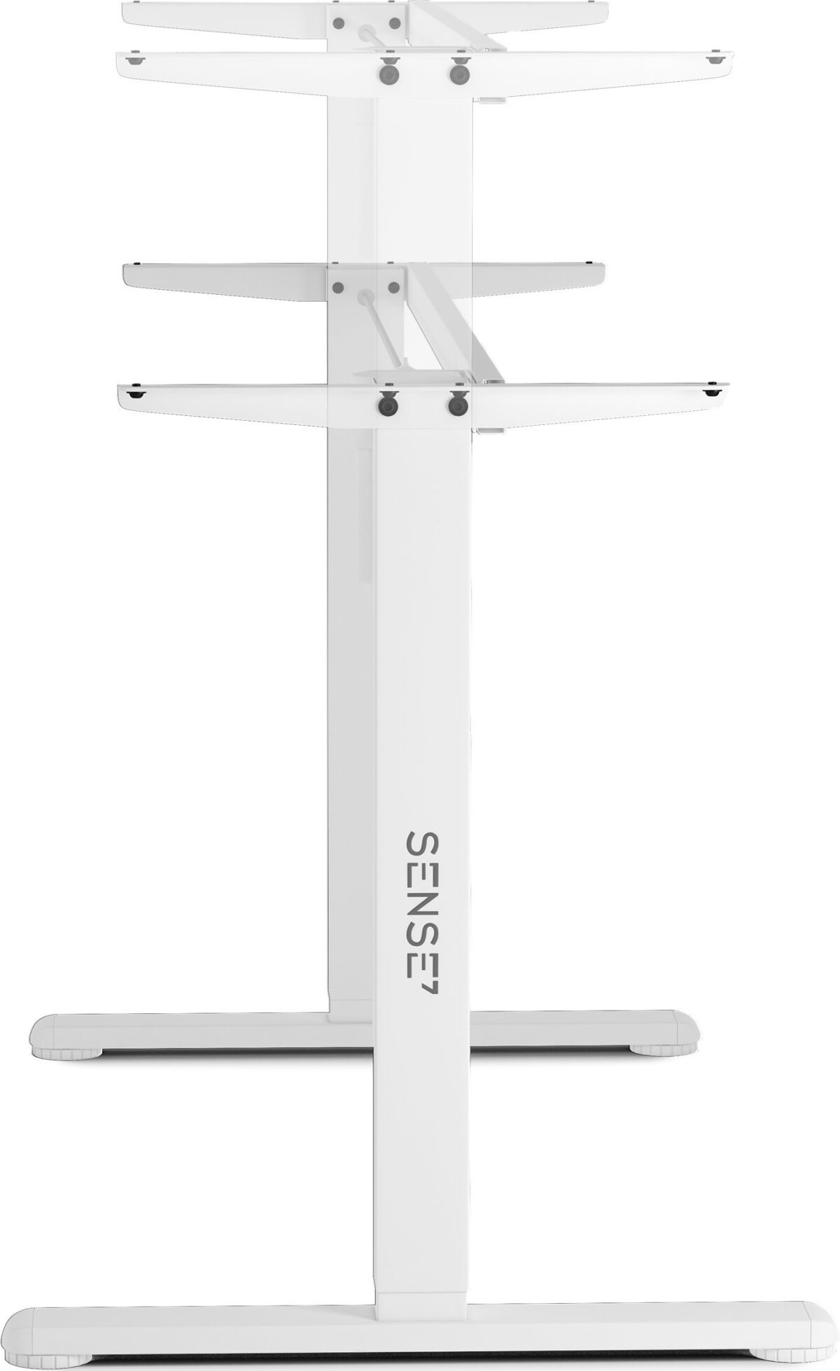 Регульована основа SENSE7 Desk білого кольору (без стільниці) - Зображення 3