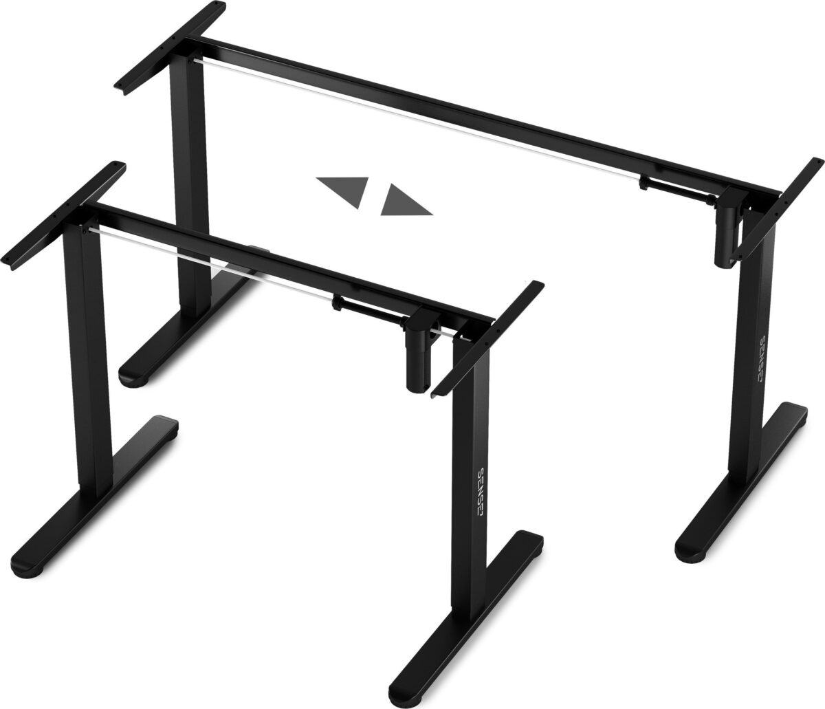 Регульована основа SENSE7 Desk чорного кольору (без стільниці) - Зображення 5