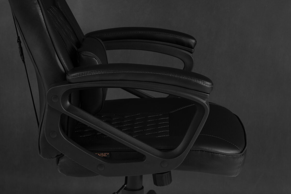 Ігрове крісло SENSE7 Knight - шкіра, чорний - Зображення 8