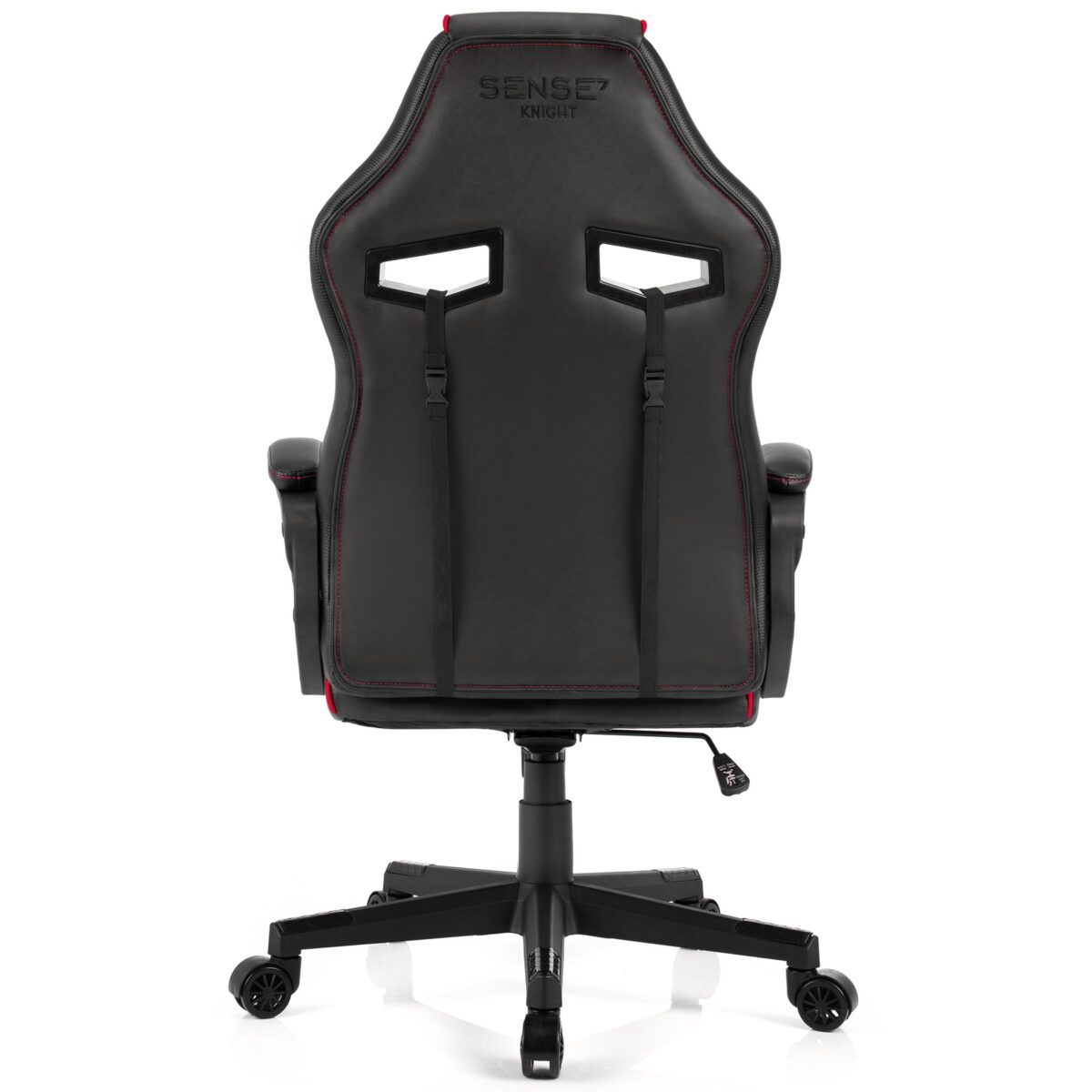 Ігрове крісло Sense7 Knight, чорно-червоне шкіра - Зображення 5