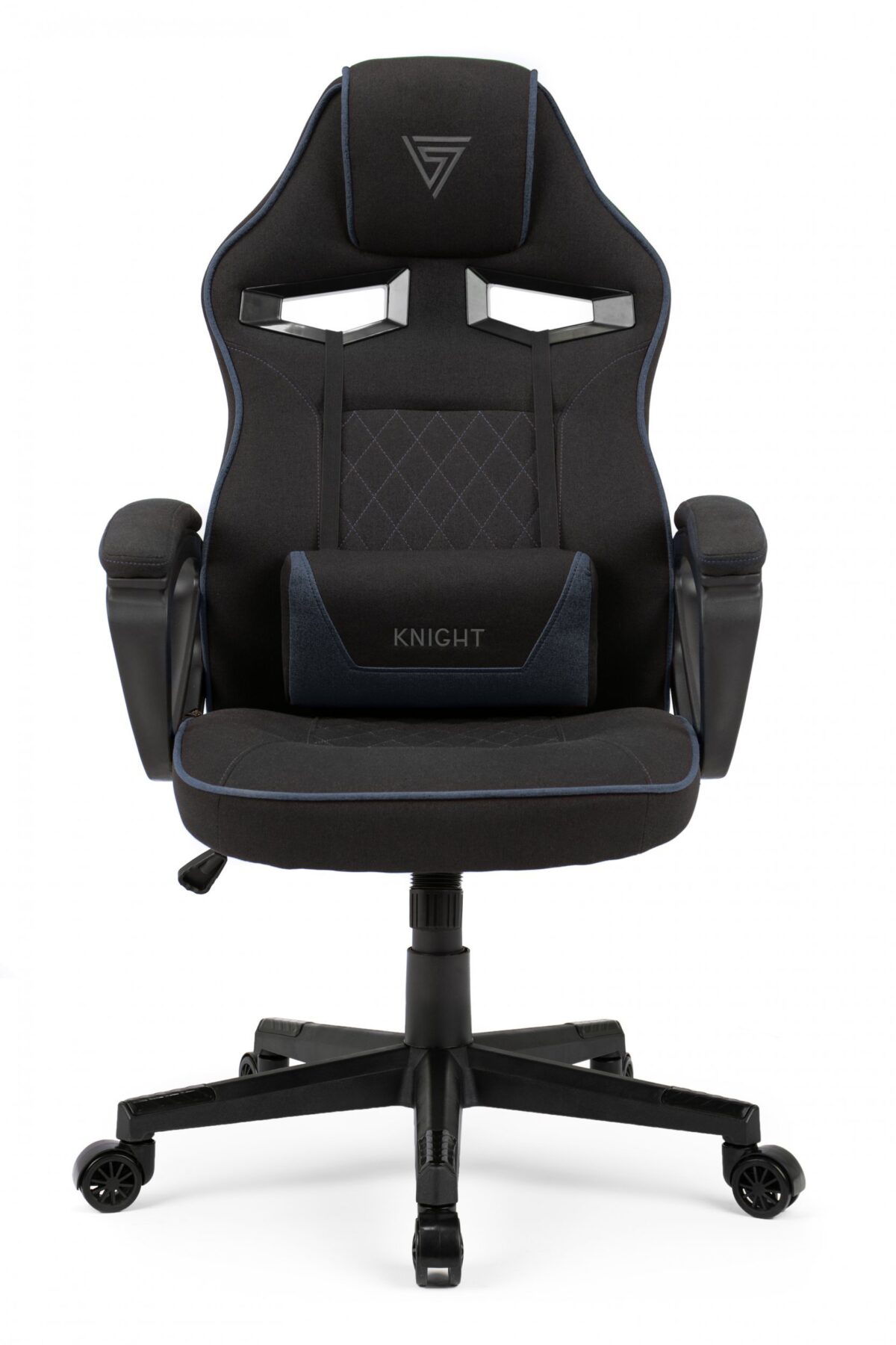 Ігрове крісло Sense7 Knight, чорно-синє тканина - Зображення 6