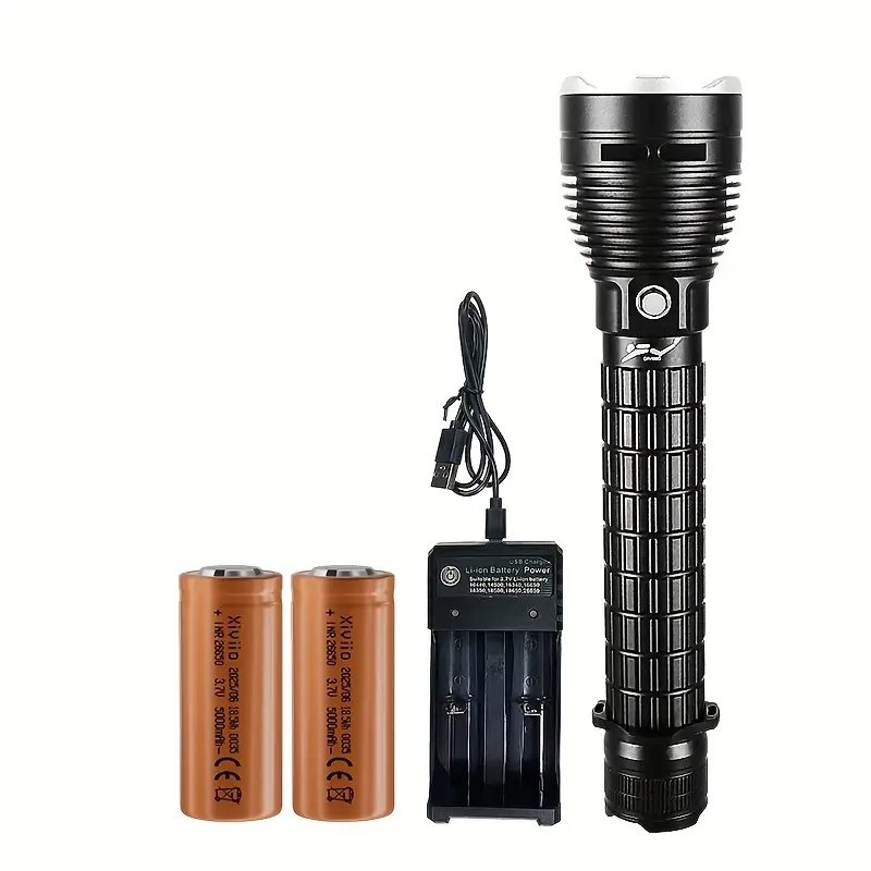 10cbf2c8-3575-4a9d-bc9f-e2857dd6c11d Ліхтарик LED XHP70 для дайвінгу,акумулятора 26650 - Зображення 1