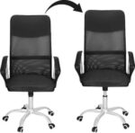 Офісний обертовий стілець Springos HF0033 чорний - Зображення 3