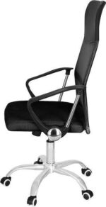 Офісний обертовий стілець Springos HF0033 чорний - Зображення 7