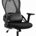 Офісне крісло CABRO C507 чорна тканина