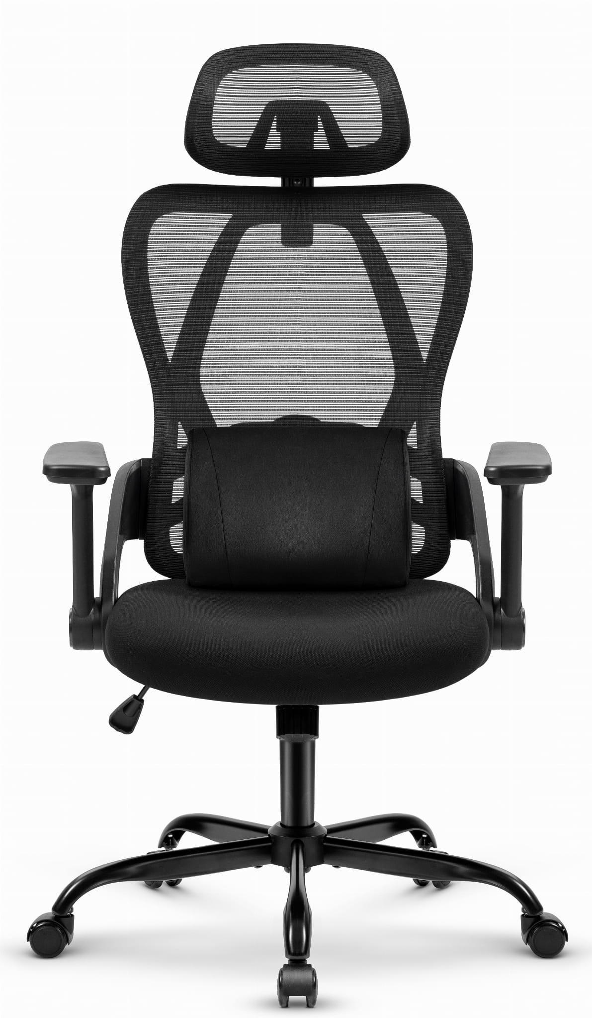 4eeec7782eb53a60d7fc4a393031dd4 Офісне крісло CABRO C507 чорна тканина - Зображення 2