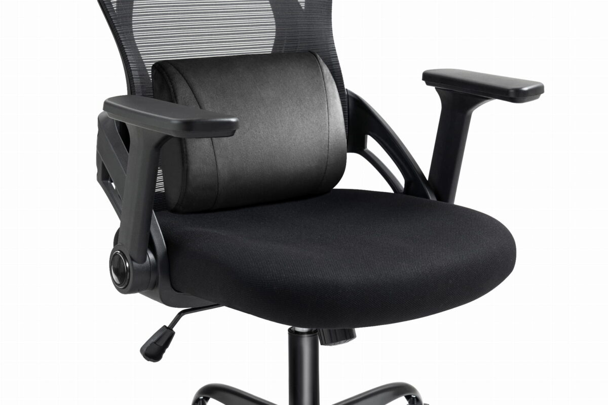 673e7d31bcd488bc4c4a7371622a2e1 Офісне крісло CABRO C507 чорна тканина - Зображення 6