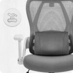 Офісне крісло CABRO C507 сіро-біла тканина - Зображення 13