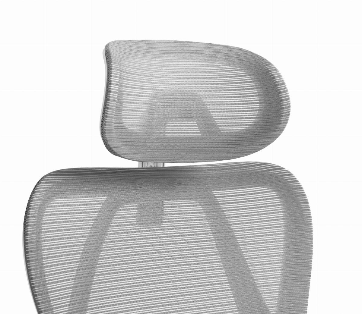 854A2734-1 Офісне крісло CABRO C507 сіро-біла тканина - Зображення 5