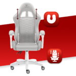 Геймерське крісло тканинне Hell's Chair HC-1000 Grey - Зображення 5