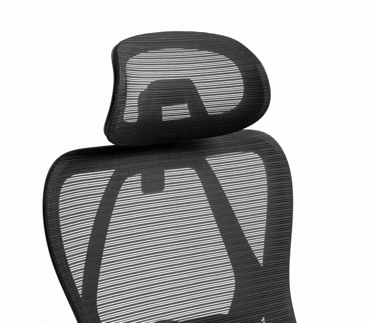 J97A2411 Офісне крісло CABRO C507 чорна тканина - Зображення 5